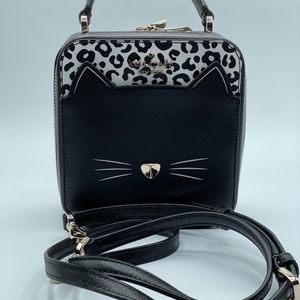 Kate Spade meow cat daisy crossbody purse